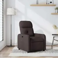 Prolenta Maison Exclusive - Relaxsessel Dunkelbraun Stoff