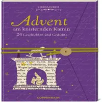 Sonstige Verlage Brief-Adventskalenderbuch - Advent am knisternden Kamin