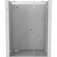 Mexen Lunar Duschdrehtür links 150 cm, transparent, Chrom - 834S-150-050-01-00-L
