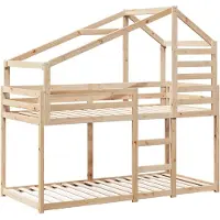 Syfax Etagenbett ohne Matratze 90x200 cm Massivholz Kiefer