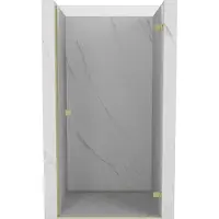 Mexen Lunar-B Duschdrehtür rechts 100 cm, transparent, gold gebürstet - 832-100-000-55-00-P
