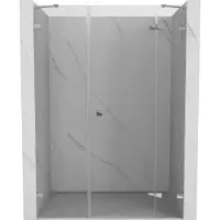 Mexen Lunar Duschabtrennung rechts öffnend 155 cm, transparent, Chrom - 834S-155-050-01-00-P