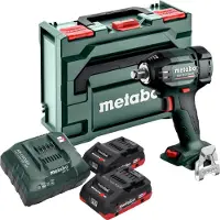 Metabo SSW 18 LTX 550 BL Akku Schlagschrauber 18 V 550 Nm Brushless ( 602404800 ) + 2x LiHD Akku