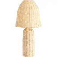 Light & Living - tischlampe - Mandor - natürlich - rattan - Ø 29cm - E27 - 1898184