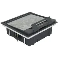 XBS PD-12 Einbausteckdose 6-fach PD12 Fußbodensteckdose Steckdose Bodensteckdose leere Gehauese