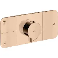 Hansgrohe Fertigmontageset Axor One UP-Thermostat., 3 Verbr., pol. red gold