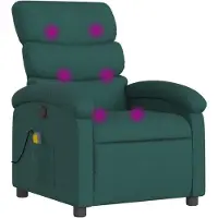 Sonstiges Massagesessel Dunkelgrün Stoff