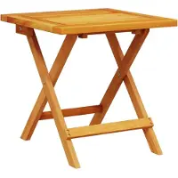 Syfax Garten-Beistelltisch 40x40x40 cm Massivholz Akazie