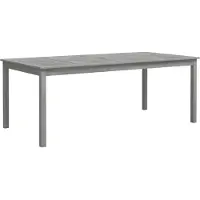 Syfax Gartentisch Grau 200x100x75 cm Massivholz Akazie