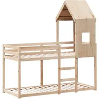 Syfax Etagenbett ohne Matratze 90x200 cm Massivholz Kiefer