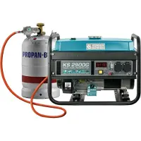 Könner&Sohnen 2900 W Gas- u. Benzin-Generator Stromaggregat Stromerzeuger KS 2900G