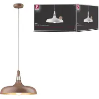 Paulmann Hängelampe Juna STYLE, dimmbar, braun / rost, für Wohn- / Esszimmer, Metall, Modern, Pendelleuchte