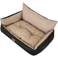 HOBBYDOG Hundebett wasserdicht "Joker Lite" - 80x65 cm - Ovale Hundecouch mit herausnehmbarer Matratze – Robust & pflegeleicht