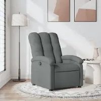 Prolenta Maison Exclusive - Relaxsessel Dunkelgrau Stoff