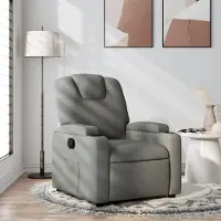 Prolenta Maison Exclusive - Relaxsessel Dunkelgrau Stoff