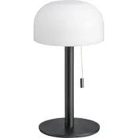 Luxus Europe - Tischlampe Bobby Schwarz - Kabellose LED-Tischlampe für den Innenbereich
