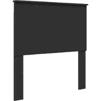Syfax Kopfteil Schwarze Eiche 100 cm Holzwerkstoff