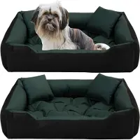 AIO Factory Hundebett ECCO 75x65 cm wasserdicht grün