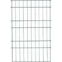 vidaXL Teichzaun Set 8 Stk. 50 x 80 cm Stahl Grün