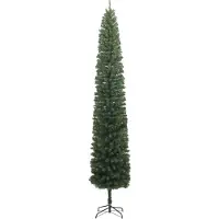 Prolenta Maison Exclusive - Weihnachtsbaum Schlank mit Ständer 270 cm PVC