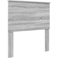 Syfax Kopfteil Graues Sonoma 100 cm Holzwerkstoff