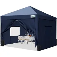 Sonstiges Quictent Faltpavillon 3x3 Wasserdicht Stabil Winterfest Blau