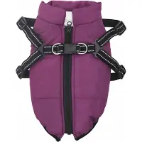 vidaXL Hundemantel Lila L36 Fleece und Polyester