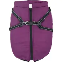 vidaXL Hundemantel Lila L52 Fleece und Polyester