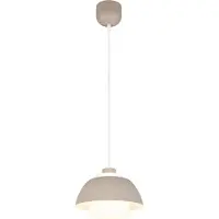 TRIO Reality Leuchten Pendelleuchte TILOS beige DH 30x150 cm beige