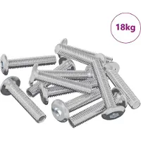 Syfax Schraube mit Sperre Uni 2647 pcs Silber Stahl