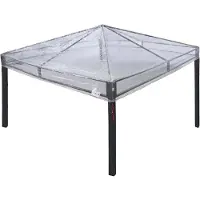 vidaXL "2026 Moderne" Ersatzbezug für Pavillon Transparent 400x300x32cm PVC - Pavillons & Partyzelte CC375028