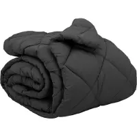 vidaXL Winterbettdecke 220 x 260 cm 450 g/m² Anthrazit
