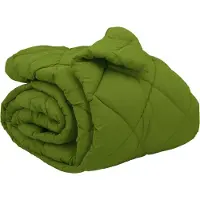 vidaXL Winterbettdecke 200 x 200 cm 450 g/m² Grün