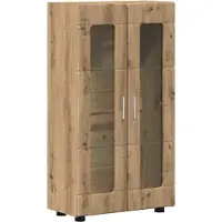 vidaXL Eleganten-Stil Sideboard FLORIN Artisan-Eiche 55,5x29x100 cm Holzwerkstoff - Wohnwände - Möbel26