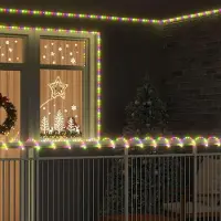 vidaXL "Schlussverkauf" Lichtseil mit 1200 LEDs Mehrfarbig 50 m PVC C8178