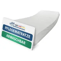 AM Qualitätsmatratzen | Standard Pflegematratze 80x200 cm - Standard für die Heimpflege - 12 cm Höhe