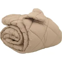 vidaXL Winterbettdecke 220 x 260 cm 450 g/m² Taupe