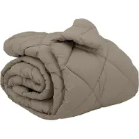 vidaXL Winterbettdecke 240 x 260 cm 450 g/m² Hellgrau