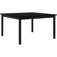 vidaXL Couchtisch Schwarz Eichen-Optik 80 x 80 x 45 cm Holzwerkstoff
