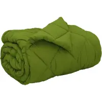 vidaXL Winterbettdecke 155 x 220 cm 450 g/m² Grün
