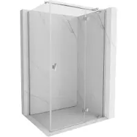 Mexen Mist H T Duschkabine Schwingtür rechts 85 x 70 cm, transparent, Chrom - 8A5T-085-070-01-00-P