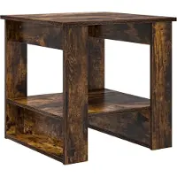 vidaXL Couchtisch Geräucherte Eiche 51 x 50 x 50 cm Holzwerkstoff