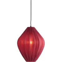 Light & Living Hängeleuchte - rot - Verita - textil - Ø 36cm - E27 - 2993517 -