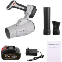 StarTech.com Akku-Laubbläser - Gartenbläser - Spannung 21 V - Leistung 400 W - Kapazität 15000 mAh - Ein Akku inklusive - Stufenlos einstellbare Leistung - Leichtes Design