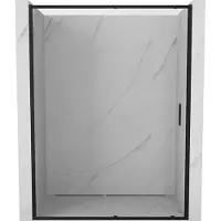 Mexen Exo Duschschiebetür 160 cm, transparent, schwarz - 8151-160-000-70-00