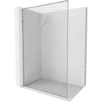 Mexen Kioto-XF L Duschwand Walk-in mit Rahmen 110 x 202 cm, transparent 10 mm, Chrom - 800-110-174-01-00-XF