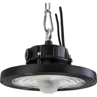 Enovalite LED-HighBay-Leuchte, UFO, 60...100 W, 4000 K, EEK: C, 9600...16000 lm, dimmbar, IP65, schwarz