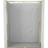 Mexen Exo Duschdrehtür 145 cm, transparent, gold - 819-145-000-50-00