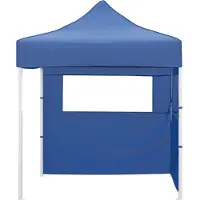 vidaXL （Saisonschlussverkauf）Party-Zelt(1 pcs) - modernen Design - Gartenpavillon Wasserdicht - Blau 200x200x315 cm Oxford-Stoff - Pavillons & Partyzelte NeuMöbel14218