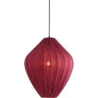 Light & Living Pendellampe Verita Ø 47cm – Burgunderrot